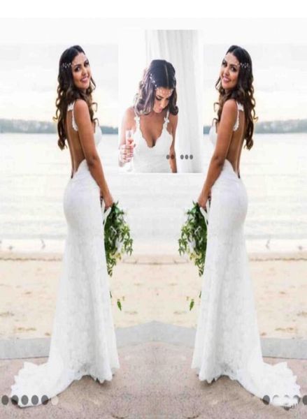 lace wedding dress country style count train deep v neck backless wedding dresses handmade mermaid bridal gowns simple wear4318908, White
lace wedding dress country style count train deep v neck backless wedding dresses handmade mermaid bridal gowns simple wear4318908, White