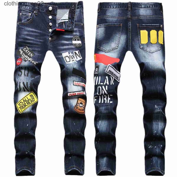 mens jeans men jean hip hop pants street trend zipper chain decoration ripped rips stretch black fashion slim fit washed motocycle denim pan, Blue
mens jeans men jean hip hop pants street trend zipper chain decoration ripped rips stretch black fashion slim fit washed motocycle denim pan, Blue