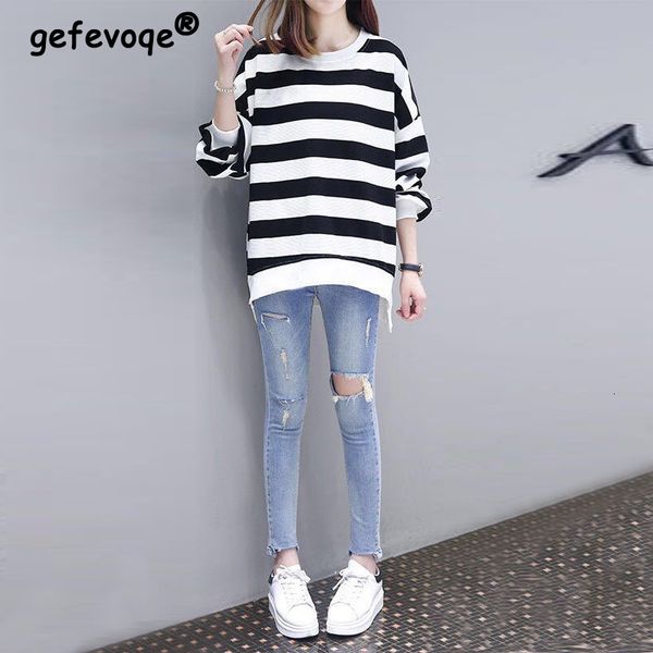 women's hoodies sweatshirts winter fleece thick korean striped asymmetry oversized streetwear female sweatshirt women casual fashion lo, Black
women's hoodies sweatshirts winter fleece thick korean striped asymmetry oversized streetwear female sweatshirt women casual fashion lo, Black