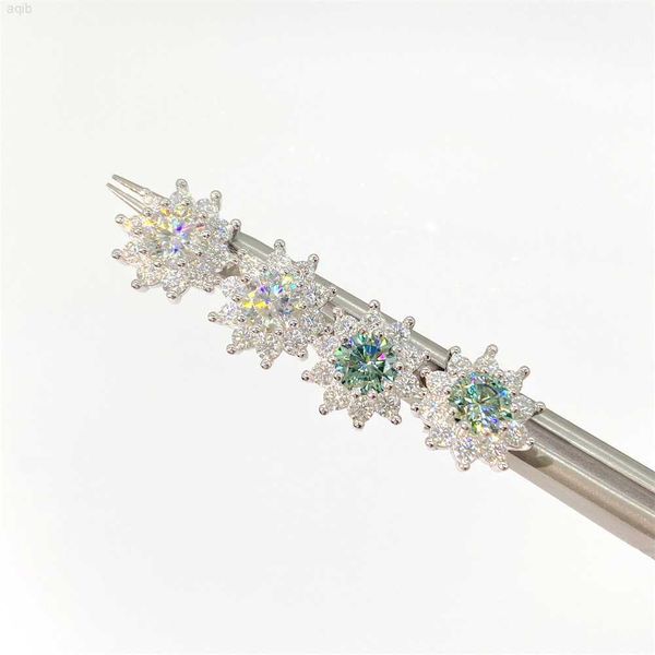 luxury jewelry 925 sterling silver vermeil moissanite earring iced out vvs green diamond sunflower flower floral stud earrings, Golden
luxury jewelry 925 sterling silver vermeil moissanite earring iced out vvs green diamond sunflower flower floral stud earrings, Golden