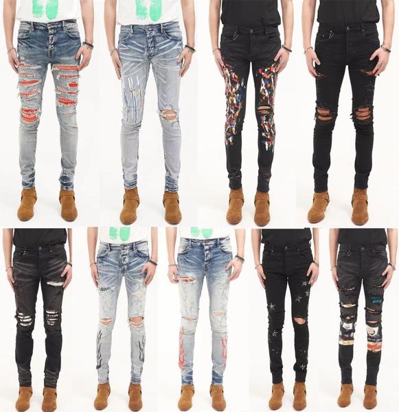 2021 mens jeans high street tide brand dirty yellow mud wash water hole patch slim fit3732469, Blue
2021 mens jeans high street tide brand dirty yellow mud wash water hole patch slim fit3732469, Blue