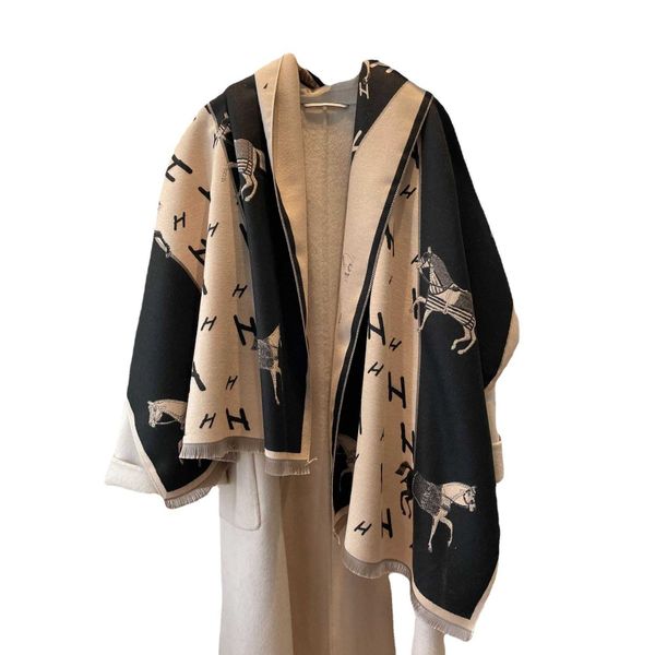 autumn and winter 2023 new korean cashmere scarves women's h letter pattern warm long scarf shawl x7bb, Blue;gray
autumn and winter 2023 new korean cashmere scarves women's h letter pattern warm long scarf shawl x7bb, Blue;gray