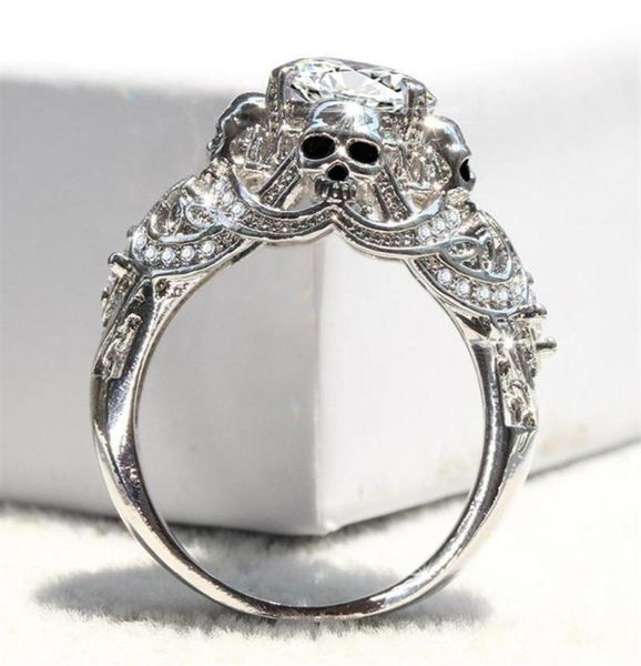 luxury skull engagement rings for women gothic skeleton classic silver color cz crystal wedding jewelry drop band258v9044835
luxury skull engagement rings for women gothic skeleton classic silver color cz crystal wedding jewelry drop band258v9044835
