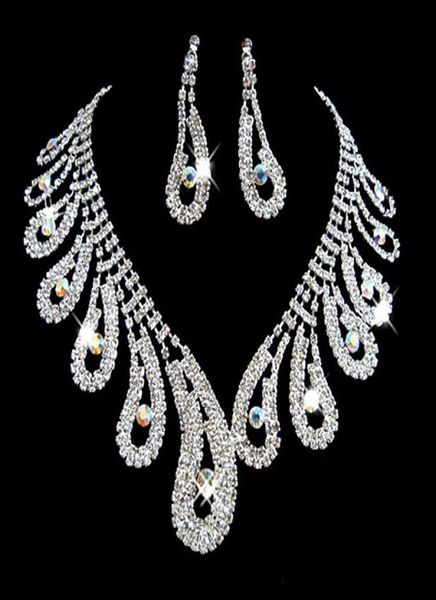 fashion rhinestones bridal jewelry sets silver crystals wedding necklaces and earrings for bride prom evening party accessories9722890, White
fashion rhinestones bridal jewelry sets silver crystals wedding necklaces and earrings for bride prom evening party accessories9722890, White