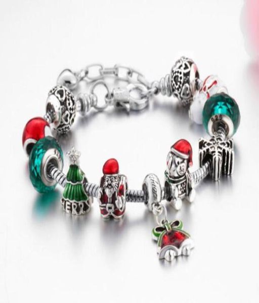 christmas bracelet santa bell charm bracelet diy jewelry making green xmas tree silver color alloy crystal bead bracelet9146321, Black
christmas bracelet santa bell charm bracelet diy jewelry making green xmas tree silver color alloy crystal bead bracelet9146321, Black