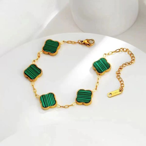 designer bracelet clover bracelet designer jewelry bracelets designer for women18k gold plated agate diamond four leaf chain bracelet for we, Black
designer bracelet clover bracelet designer jewelry bracelets designer for women18k gold plated agate diamond four leaf chain bracelet for we, Black