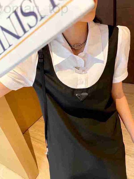 basic & casual dresses designer triangular logo lapel fake two-piece contrasting color women's dress with bubble sleeves for slimming a, Black;gray
basic & casual dresses designer triangular logo lapel fake two-piece contrasting color women's dress with bubble sleeves for slimming a, Black;gray