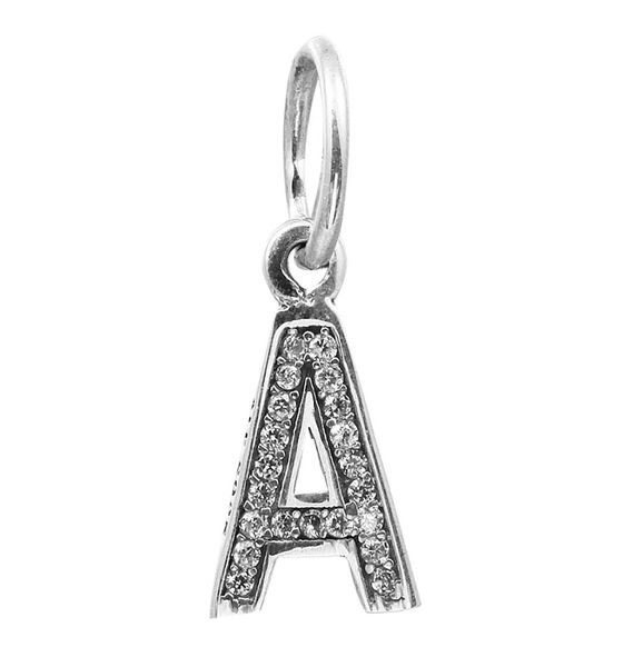letter a dangle with clear cz 001 100% 925 sterling silver beads fit charms bracelet authentic diy fashion jewelry9403241, Black
letter a dangle with clear cz 001 100% 925 sterling silver beads fit charms bracelet authentic diy fashion jewelry9403241, Black