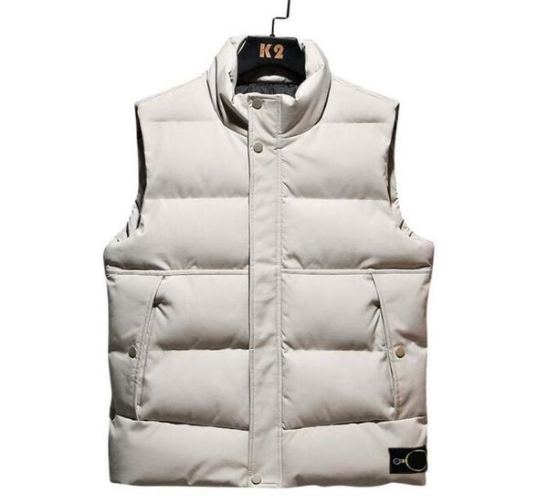 winter vest thickened thermal cotton jacket fashion design brand sleeveless cotton jacket hem badge stand collar vest large size4378743, Black;white
winter vest thickened thermal cotton jacket fashion design brand sleeveless cotton jacket hem badge stand collar vest large size4378743, Black;white