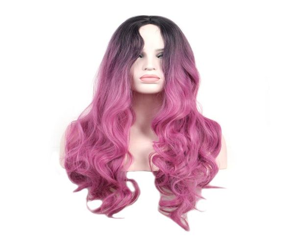 woodfestival dark roots blue ombre wig pink long synthetic wigs for women heat resistant wavy cosplay hair9241642, Black
woodfestival dark roots blue ombre wig pink long synthetic wigs for women heat resistant wavy cosplay hair9241642, Black