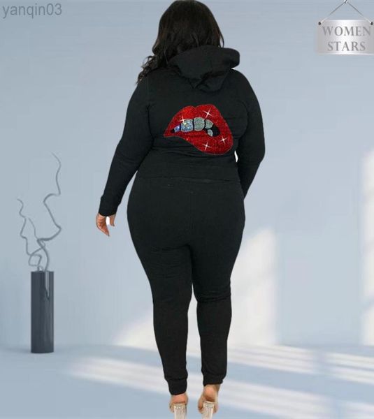 women039s plus size tracksuits sets women clothing winter jogging pants tracksuit lip two piece outfits whole drop 3466617, Black
women039s plus size tracksuits sets women clothing winter jogging pants tracksuit lip two piece outfits whole drop 3466617, Black