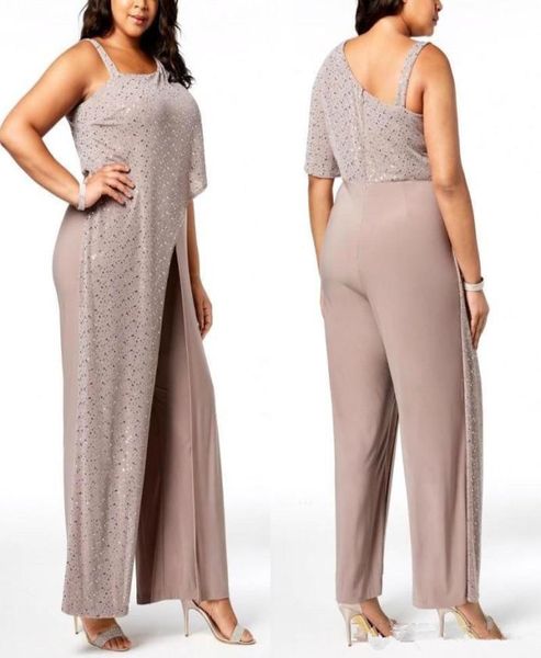 arabic one shoulder sequins draped jumpsuits evening dresses chiffon long pants plus size formal party mother of the bride dress b6979101, Black;red
arabic one shoulder sequins draped jumpsuits evening dresses chiffon long pants plus size formal party mother of the bride dress b6979101, Black;red