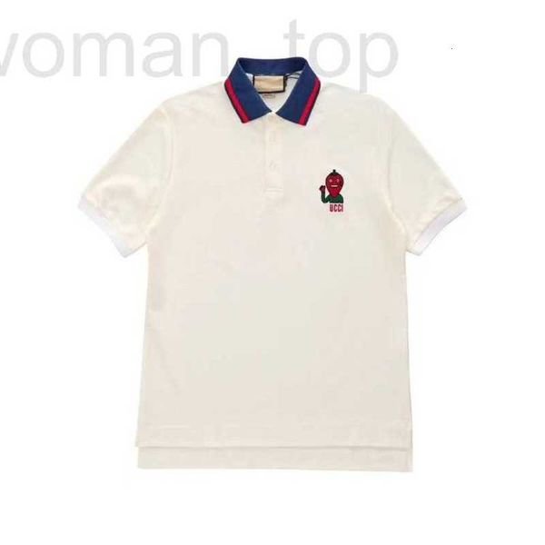 men's polos designer correct version of g family kitten sticker cotton polo shirt, gu business short sleeved embroidery stripe collar v, White;black
men's polos designer correct version of g family kitten sticker cotton polo shirt, gu business short sleeved embroidery stripe collar v, White;black