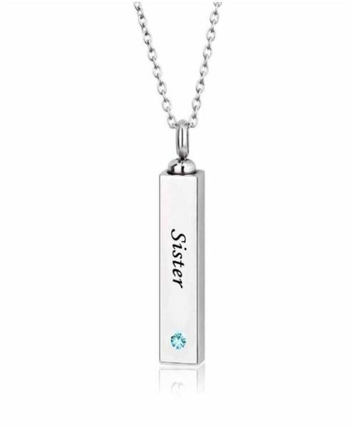 fashion jewelry for sister cube single stainless steel pendant necklace urn filler kit cremation ashes jewelry74555191199550, Silver
fashion jewelry for sister cube single stainless steel pendant necklace urn filler kit cremation ashes jewelry74555191199550, Silver