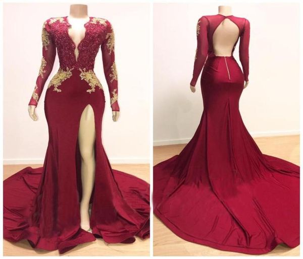 backless deep vneck prom dresses mermaid long sleeve split lace party african formal evening dresses gowns robe de soi2051950, Black
backless deep vneck prom dresses mermaid long sleeve split lace party african formal evening dresses gowns robe de soi2051950, Black