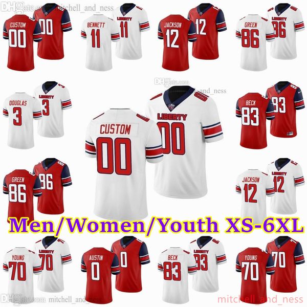 custom xs-6xl ncaa liberty flames football jersey brewer bennett douglas jackson beck young austin daniels caper green butler jennings gandy, Black
custom xs-6xl ncaa liberty flames football jersey brewer bennett douglas jackson beck young austin daniels caper green butler jennings gandy, Black