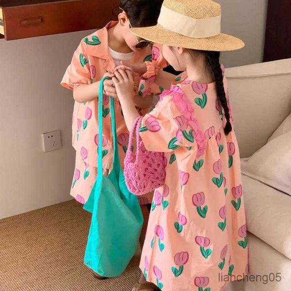clothing sets summer new fashion tulip t-shirt and short boys comfortable homewear set girl baby sweet loose flower versatile boutique dress, White
clothing sets summer new fashion tulip t-shirt and short boys comfortable homewear set girl baby sweet loose flower versatile boutique dress, White