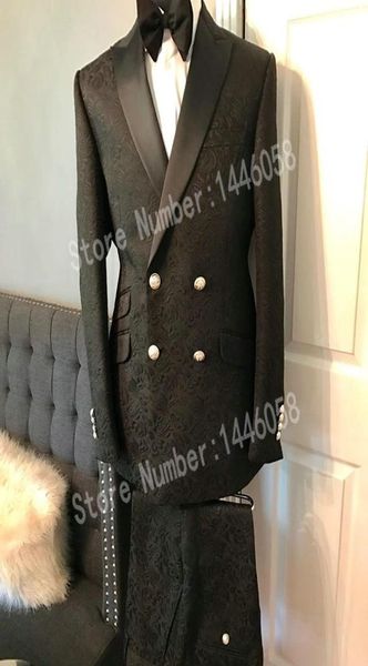 2019 brand prom blazer tailor made suits for men 2 piece black paisley double breasted groom tuxedo men suit for wedding suits9157328, Black;gray
2019 brand prom blazer tailor made suits for men 2 piece black paisley double breasted groom tuxedo men suit for wedding suits9157328, Black;gray