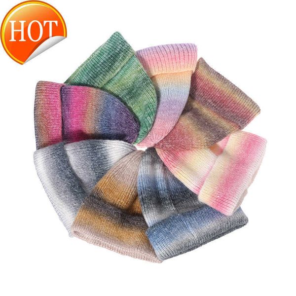 autumn winter thicken knitted beanie fashion gradient tie-dye rainbow woolen cap plain cold hat, White;pink
autumn winter thicken knitted beanie fashion gradient tie-dye rainbow woolen cap plain cold hat, White;pink