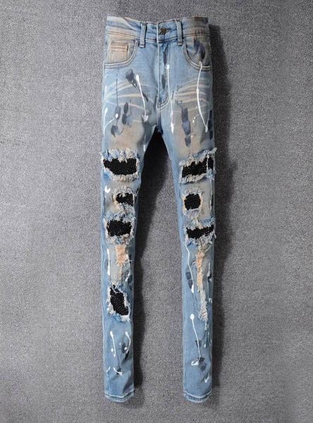 famous brand mens designer jeans slim fit mens skinny jeans men women motorcycle biker hip hop distressed ripped jeans pants7841524, Blue
famous brand mens designer jeans slim fit mens skinny jeans men women motorcycle biker hip hop distressed ripped jeans pants7841524, Blue