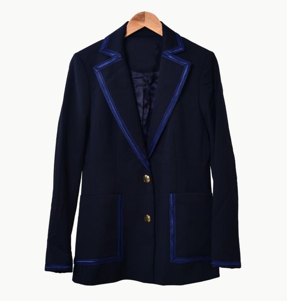 2020 spring long sleeve notchedlapel blue contrast color pockets panelled blazers coat women fashion outwear coats w18150188843135, White;black
2020 spring long sleeve notchedlapel blue contrast color pockets panelled blazers coat women fashion outwear coats w18150188843135, White;black