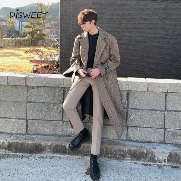 men's trench coats vneck plaid print men korean long sleeve loose double breasted jacket winter warm slim boy 230804, Tan;black
men's trench coats vneck plaid print men korean long sleeve loose double breasted jacket winter warm slim boy 230804, Tan;black