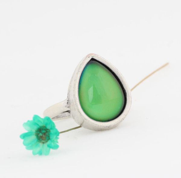 good lucky mood tear drop stone antique silver ring active color change women039s finger rings mjrs0479693507, Golden;silver
good lucky mood tear drop stone antique silver ring active color change women039s finger rings mjrs0479693507, Golden;silver