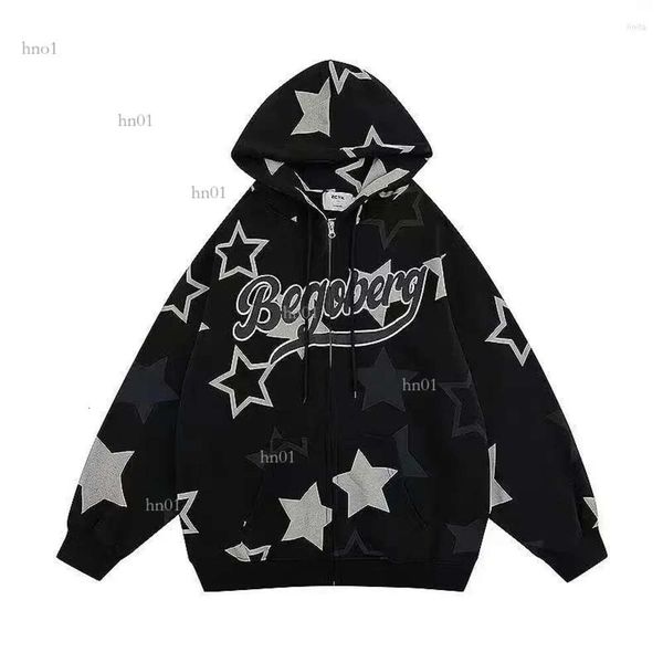 men's hoodies hip y2k swearshirt minus two men stars print zip up hoody loose oversized streetwear women cardigan mujer, Black
men's hoodies hip y2k swearshirt minus two men stars print zip up hoody loose oversized streetwear women cardigan mujer, Black