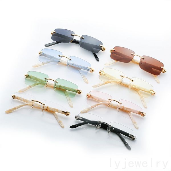 designer sunglasses square buffalo horn occhiali rimless travel driving uva protection fashion glasses men accessories polarized sun glasses, White;black
designer sunglasses square buffalo horn occhiali rimless travel driving uva protection fashion glasses men accessories polarized sun glasses, White;black