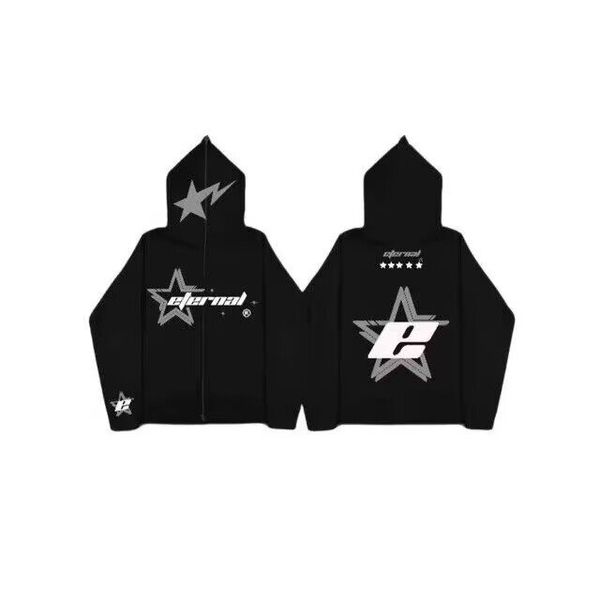 men's hoodies sweatshirts men's star letter printing vintage 2000s zipper hoodie high street fashion y2k punk clothes harajuku cas, Black
men's hoodies sweatshirts men's star letter printing vintage 2000s zipper hoodie high street fashion y2k punk clothes harajuku cas, Black