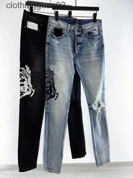 2023 men's jeans designers jean hombre trousers men embroidery patchwork ripped for trend brand motorcycle pant mens skinny, Blue
2023 men's jeans designers jean hombre trousers men embroidery patchwork ripped for trend brand motorcycle pant mens skinny, Blue