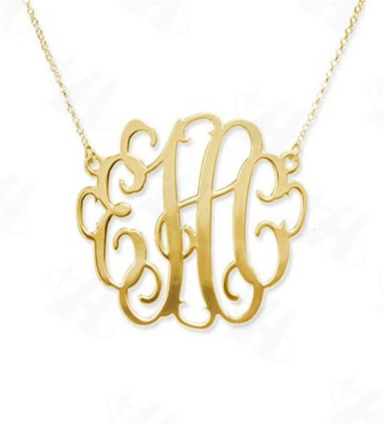 custom monogram necklace fashion bold statement initial letter pendant necklace goldcolor necklace for womencolares femininos v6552622, Silver
custom monogram necklace fashion bold statement initial letter pendant necklace goldcolor necklace for womencolares femininos v6552622, Silver