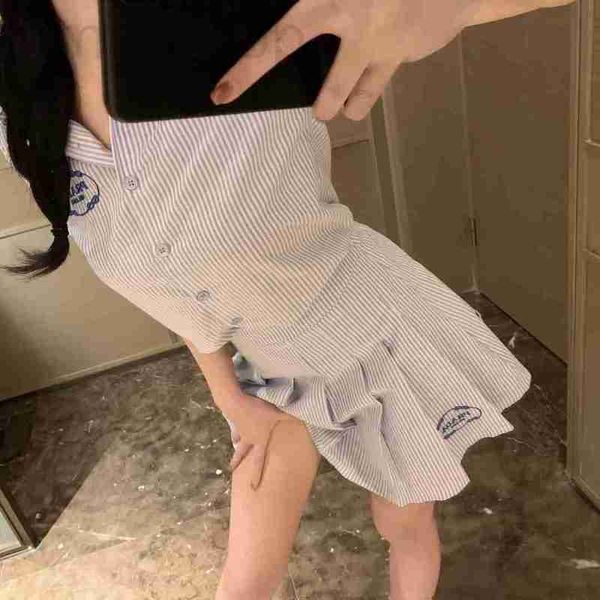women's two piece pants designer p family 23 spring/summer new girl style embroidery letter short shirt+high waist pleated skirt age re, White
women's two piece pants designer p family 23 spring/summer new girl style embroidery letter short shirt+high waist pleated skirt age re, White
