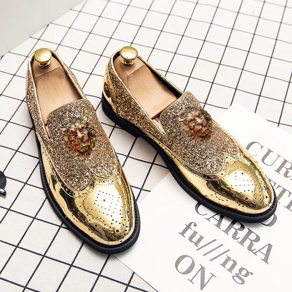 fashion gold casual shoes fashion shoes bright small leather shoes plus size slip-on lazy casual shoes party wedding shoes a1, Black
fashion gold casual shoes fashion shoes bright small leather shoes plus size slip-on lazy casual shoes party wedding shoes a1, Black