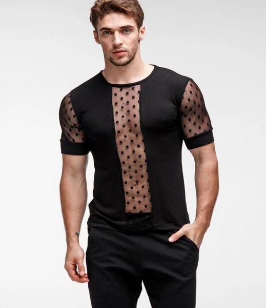 see through men t shirts summer short sleeve polka dots tee lace mesh slim fit tees47943137076982, White;black
see through men t shirts summer short sleeve polka dots tee lace mesh slim fit tees47943137076982, White;black