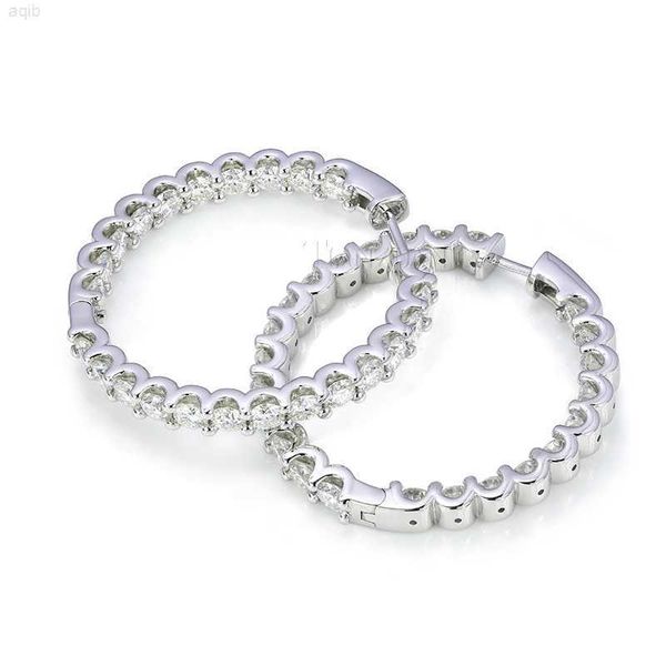 new fashion trendy 925 sterling silver exaggerated exquisite simple large hoop moissanite earrings women's jewelry party gift, Golden
new fashion trendy 925 sterling silver exaggerated exquisite simple large hoop moissanite earrings women's jewelry party gift, Golden