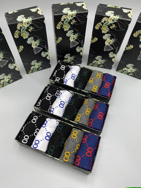 fashion womens designers socks five pair luxe mens sports winter mesh letter printed sock with box random color, Black
fashion womens designers socks five pair luxe mens sports winter mesh letter printed sock with box random color, Black