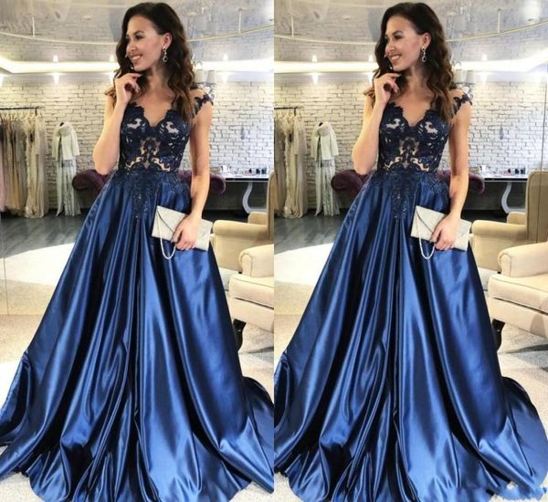 2020 modest navy blue prom dresses african capped sleeves satin skirt long evening dresses party gowns appliques beaded vestidos9459699, Black
2020 modest navy blue prom dresses african capped sleeves satin skirt long evening dresses party gowns appliques beaded vestidos9459699, Black