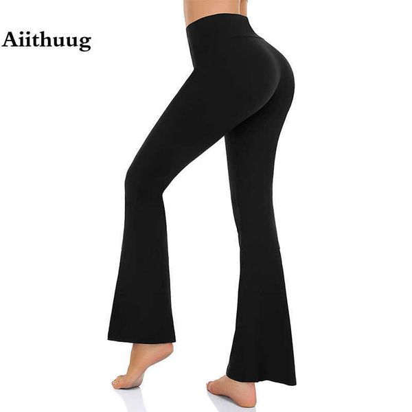 aiithuug bell bottoms yoga pants bootcut leggings gym pant peach butt lifting legging flare streamlined body, Black
aiithuug bell bottoms yoga pants bootcut leggings gym pant peach butt lifting legging flare streamlined body, Black