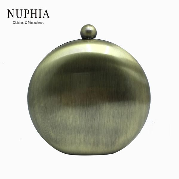 evening bags nuphia round ball shape metal box clutches and for party prom bronze silver black gold 230804
evening bags nuphia round ball shape metal box clutches and for party prom bronze silver black gold 230804