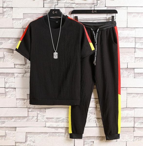 2020 sweatsuit men039s tracksuit summer men set short sleeve t shirts hip hop joggers pants male black sportswear sets m4124368, Gray
2020 sweatsuit men039s tracksuit summer men set short sleeve t shirts hip hop joggers pants male black sportswear sets m4124368, Gray