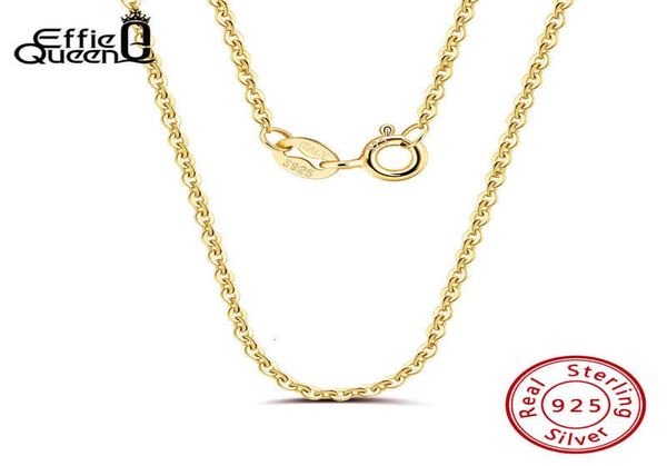effie queen italian 925 silver cable chain necklace multicolor 45cmnecklace for pendant woman man jewelry gift whole sc06g7817183, Black
effie queen italian 925 silver cable chain necklace multicolor 45cmnecklace for pendant woman man jewelry gift whole sc06g7817183, Black