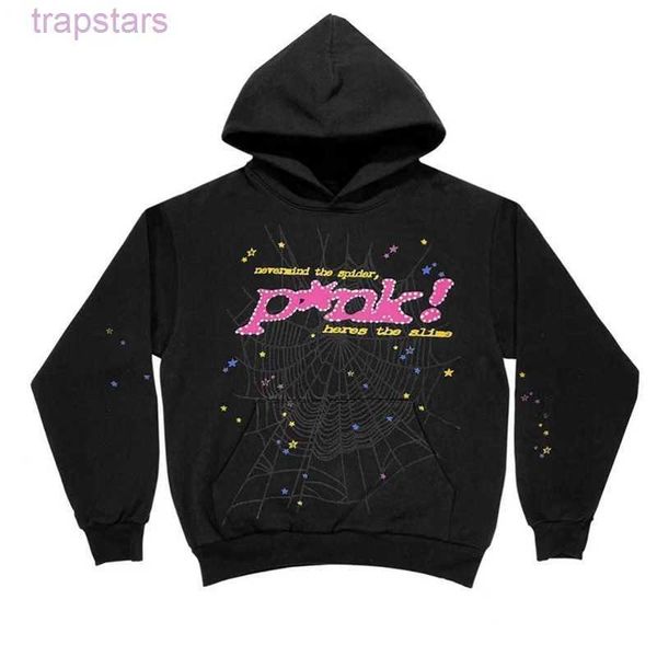 young thug pink sp5der 555555 hoodie men women foam print spider web graphic sweatshirts pullovers, Black
young thug pink sp5der 555555 hoodie men women foam print spider web graphic sweatshirts pullovers, Black