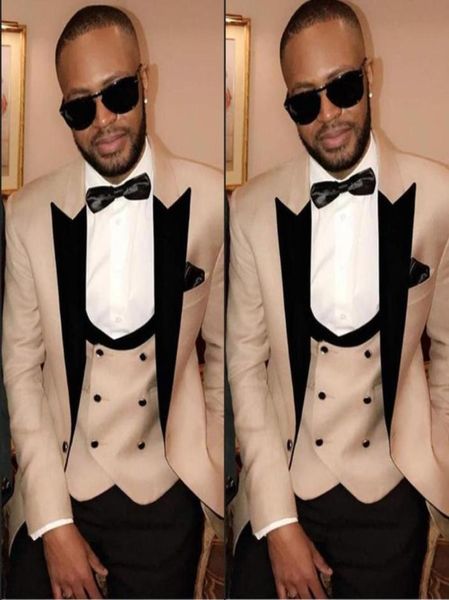 black lapel wedding suits champagne 3 pieces mens prom dinner male suits 2020 blazer groom tuxedo groom wear jacketpantsvest2155613, White;black
black lapel wedding suits champagne 3 pieces mens prom dinner male suits 2020 blazer groom tuxedo groom wear jacketpantsvest2155613, White;black