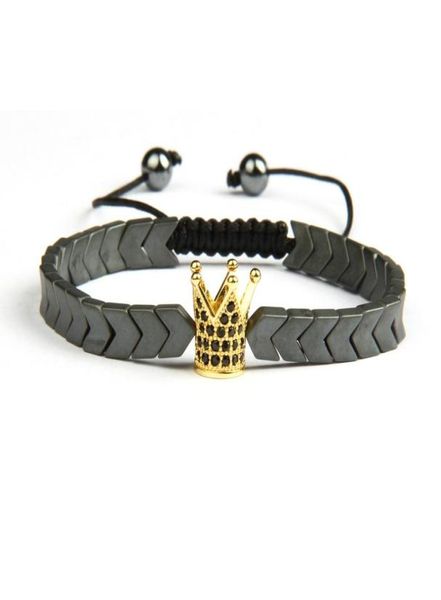 cz crown men bracelets whole micro pave black cz gold crown macrame bracelet with hematite stone beads gift for men7729291, Golden;silver
cz crown men bracelets whole micro pave black cz gold crown macrame bracelet with hematite stone beads gift for men7729291, Golden;silver