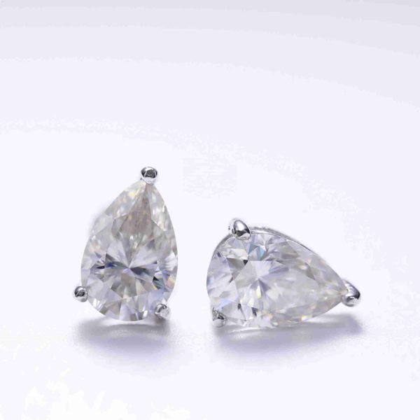 def color lab created diamonds earring women stud pear moissanite earrings, Golden 
def color lab created diamonds earring women stud pear moissanite earrings, Golden
