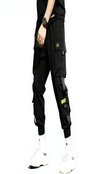 men039s pants streetwear hip hop black harem men elastic waist punk with ribbons casual slim jogger trousers1735327
men039s pants streetwear hip hop black harem men elastic waist punk with ribbons casual slim jogger trousers1735327