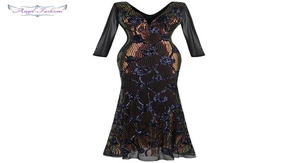 angel-fashions women's deep v neck sequin illusion long sleeves maxi mermaid vintage evening dresses black lj2011238498526, White;black
angel-fashions women's deep v neck sequin illusion long sleeves maxi mermaid vintage evening dresses black lj2011238498526, White;black