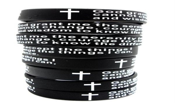 100pcs inspirational english serenity prayer silicone bracelets christian men fashion wristbands whole god serenity jewe317s3919153, Golden;silver
100pcs inspirational english serenity prayer silicone bracelets christian men fashion wristbands whole god serenity jewe317s3919153, Golden;silver
