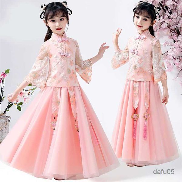 girl's dresses summer new girls' hanfu dress children's tang fashion princess dress baby ancient two piece and r230805, Red;yellow
girl's dresses summer new girls' hanfu dress children's tang fashion princess dress baby ancient two piece and r230805, Red;yellow